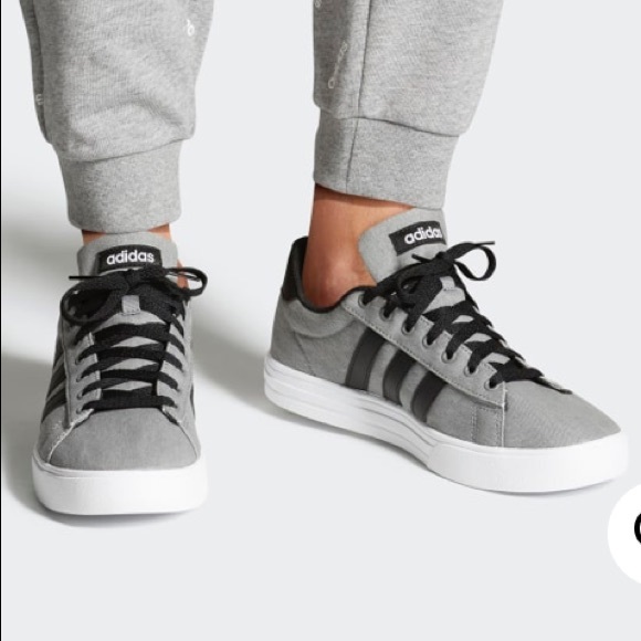 adidas grey court shoes